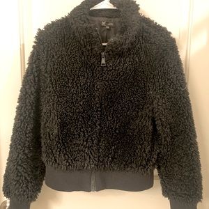 Zara teddy bomber jacket